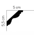 Dekoracyjna listwa sufitowa MDB147 200x5x5.5 cm Mardom