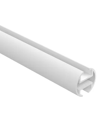 Profilowy aluminiowy karnisz podwójny Elegant biały Techno