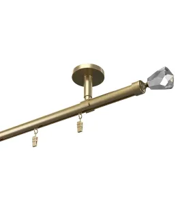 Profilowy aluminiowy karnisz sufitowy pojedynczy Elegant Antyk Crystal cone