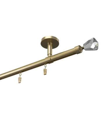Profilowy aluminiowy karnisz sufitowy pojedynczy Elegant Antyk Crystal cone