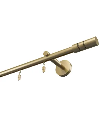 Profilowy aluminiowy karnisz pojedynczy Elegant Antyk Cylinder