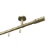 Karnisz aluminiowy profilowy sufitowy pojedynczy Elegant Antyk Cylinder gł