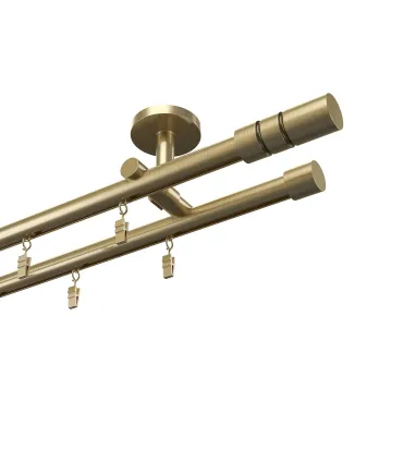 Profilowy aluminiowy karnisz sufitowy podwójny Elegant antyk Cylinder