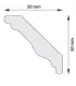 Dekoracyjna listwa sufitowa G18 200 x5x5 cm DSM