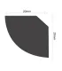 Dekoracyjna listwa sufitowa ND20 200 x 2 x 2 cm DSM