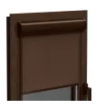 Roleta Termo (termoizolacyjna) w aluminiowej brązowej kasecie Elite plus seria Brąz