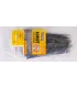 Opaska zaciskowa do kabli, nylon MASTERTOOL 2,5*120 mm, 100 szt. opakowanie czarna 20-1844