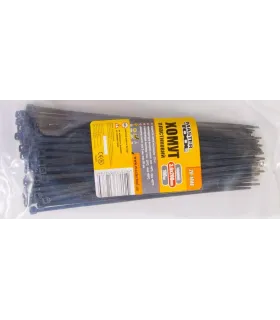 Opaska zaciskowa MASTERTOOL na kable, nylon 3,6*200 mm, czarna 100 szt. opakowanie 20-1848