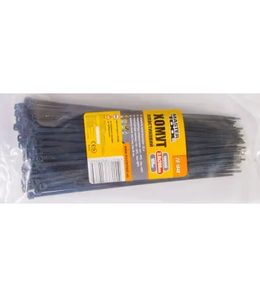 Opaska zaciskowa MASTERTOOL na kable, nylon 3,6*200 mm, czarna 100 szt. opakowanie 20-1848