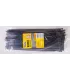 Opaska zaciskowa MASTERTOOL na kable, nylon 4,8*250 mm, czarna 100 szt. opakowanie 20-1855