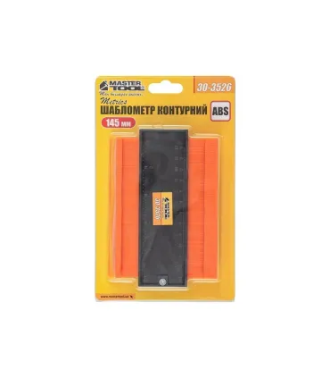 Szablon do odrysowywania kształtów MASTERTOOL 145*100*21 mm 30-3526