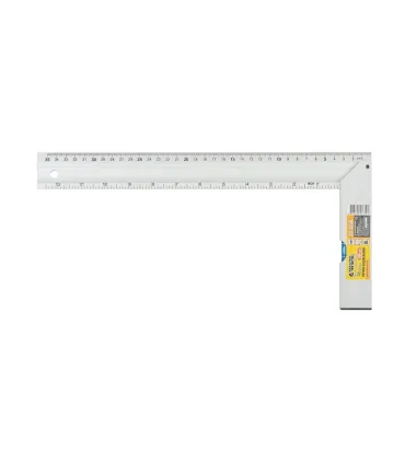 Kątownik stolarski aluminiowy MASTERTOOL 350 mm, libelki 0,5 mm/m 0,03° 30-4350