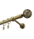 Metalowy karnisz Antyk Ø 19 mm Kula Modern
