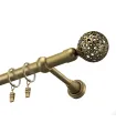 Metalowy karnisz Antyk Ø 19 mm Kula Modern