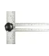 Kątownik krzyżowy do płyt gipsowo-kartonowych MASTERTOOL regulowany aluminiowy 600*360 mm 30-3511