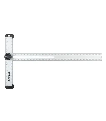 Kątownik krzyżowy do płyt gipsowo-kartonowych MASTERTOOL regulowany aluminiowy 600*360 mm 30-3511