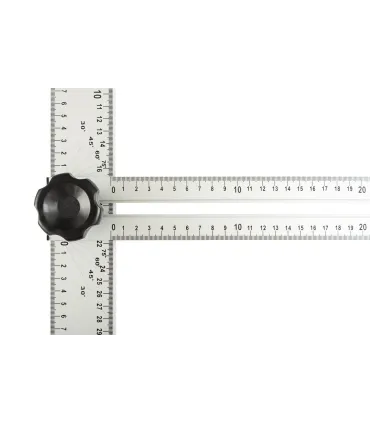 Kątownik krzyżowy do płyt gipsowo-kartonowych MASTERTOOL regulowany, aluminiowy 1270*560 mm, 30-3512
