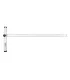 Kątownik krzyżowy do płyt gipsowo-kartonowych MASTERTOOL regulowany, aluminiowy 1270*560 mm, 30-3512
