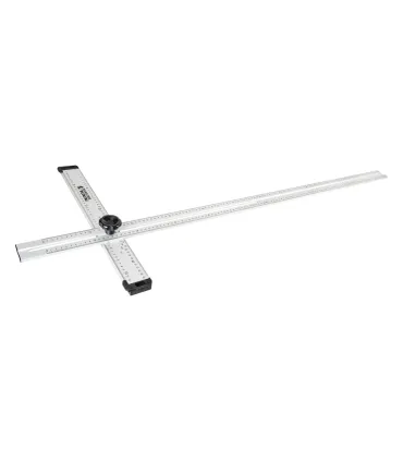 Kątownik krzyżowy do płyt gipsowo-kartonowych MASTERTOOL regulowany, aluminiowy 1270*560 mm, 30-3512