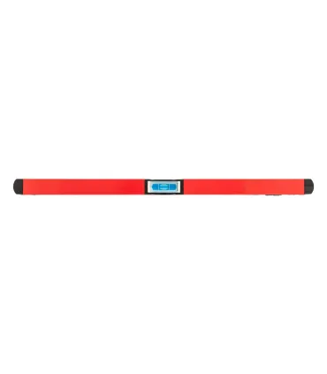Poziomica budowlana aluminiowa MASTERTOOL PROFI 40 cm 2 libelki 0,5 mm/m 0,03° wnęka do montażu na rurach 37-0403