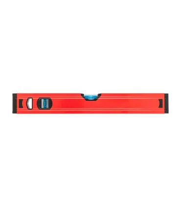 Poziomica budowlana aluminiowa MASTERTOOL PROFI 40 cm 2 libelki 0,5 mm/m 0,03° wnęka do montażu na rurach 37-0403