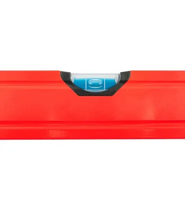 Poziomica budowlana aluminiowa MASTERTOOL PROFI 60 cm 2 libelki 0,5 mm/m 0,03° wnęka do montażu na rurach 37-0603