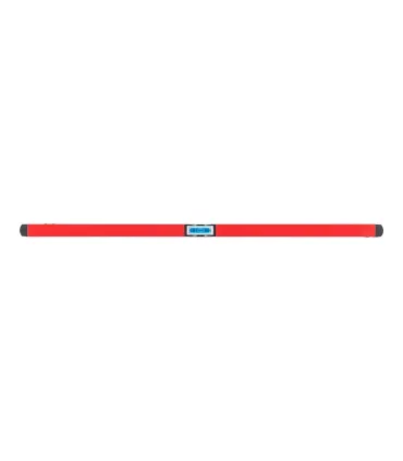 Poziomica budowlana aluminiowa MASTERTOOL PROFI 60 cm 2 libelki 0,5 mm/m 0,03° wnęka do montażu na rurach 37-0603
