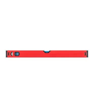 Poziomica budowlana aluminiowa MASTERTOOL PROFI 60 cm 2 libelki 0,5 mm/m 0,03° wnęka do montażu na rurach 37-0603