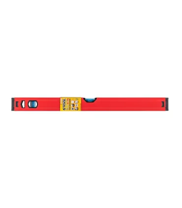 Poziomica budowlana aluminiowa MASTERTOOL PROFI 60 cm 2 libelki 0,5 mm/m 0,03° wnęka do montażu na rurach 37-0603