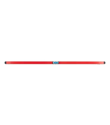 Poziomica budowlana aluminiowa MASTERTOOL PROFI 80 cm 2 libelki 0,5 mm/m 0,03° wnęka do montażu na rurach 37-0803