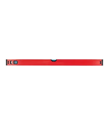 Poziomica budowlana aluminiowa MASTERTOOL PROFI 80 cm 2 libelki 0,5 mm/m 0,03° wnęka do montażu na rurach 37-0803