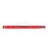 Poziomica budowlana aluminiowa MASTERTOOL PROFI 80 cm 2 libelki 0,5 mm/m 0,03° wnęka do montażu na rurach 37-0803