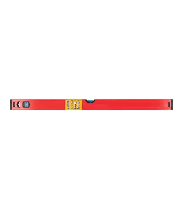 Poziomica budowlana aluminiowa MASTERTOOL PROFI 80 cm 2 libelki 0,5 mm/m 0,03° wnęka do montażu na rurach 37-0803