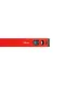 Poziomica budowlana aluminiowa MASTERTOOL PROFI 100 cm 2 libelki 0,5 mm/m 0,03° wnęka do montażu na rurach 37-1003