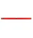 Poziomica budowlana aluminiowa MASTERTOOL PROFI 100 cm 2 libelki 0,5 mm/m 0,03° wnęka do montażu na rurach 37-1003