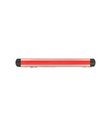 Poziomica aluminiowa budowlana MASTERTOOL PROFI 20 cm 2 libelki 0,5 mm/m 0,03° wnęka do montażu na rurach 37-0203