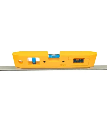 Poziomica z magnesem MASTERTOOL TORPEDO 230 mm, wyjmowana libelka, dokładność 0,5 mm/m 30-0895