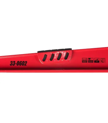 Poziomica żeliwna MASTERTOOL 60 cm z lusterkiem 2 libelki 0,5 mm/m 0,03° 33-0602