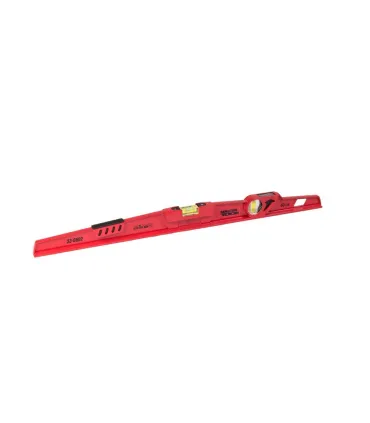Poziomica żeliwna MASTERTOOL 60 cm z lusterkiem 2 libelki 0,5 mm/m 0,03° 33-0602