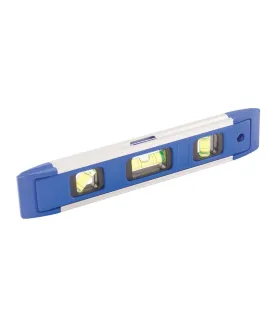 Poziomica z magnesem MASTERTOOL TORPEDO PROFI 230 mm 3 libelki dokładność 0,5 mm/m 30-0894