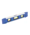 Poziomica z magnesem MASTERTOOL TORPEDO PROFI 230 mm 3 libelki dokładność 0,5 mm/m 30-0894