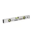 Poziomica aluminiowa MASTERTOOL Reinforced budowlana 40 cm 3 libelki 0,5 mm/m 0,03° 34-0403