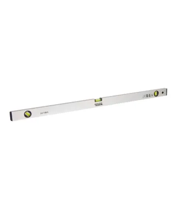 Poziomica aluminiowa MASTERTOOL Reinforced budowlana 100 cm 3 libelki 0,5 mm/m 0,03° 34-1003