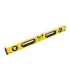 Poziomica aluminiowa MASTERTOOL PROFI budowlana 60 cm 3 libelki 0,5 mm/m 0,03° gumowe uchwyty 36-0603