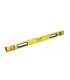 Poziomica aluminiowa MASTERTOOL PROFI budowlana 80 cm 3 libelki 0,5 mm/m 0,03° gumowe uchwyty 36-0803