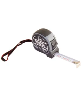 Miara zwijana MASTERTOOL NYLON 5 m*19 mm, blokada i automatyczne zwijanie, autostop 60-5019