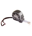 Miara zwijana MASTERTOOL NYLON 8 m*25 mm, blokada i automatyczne zwijanie, autostop 60-8025