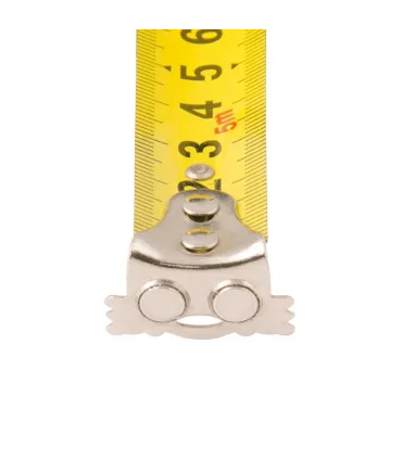 Miara zwijana MASTERTOOL Magnetic 5 m*19 mm z 2 blokadami 61-5019