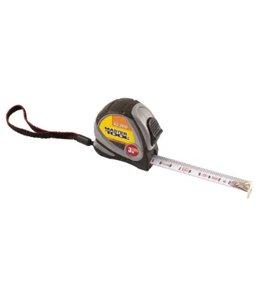 Miara zwijana MASTERTOOL 3m*16 mm , blokada i automatyczne zwijanie 63-3016