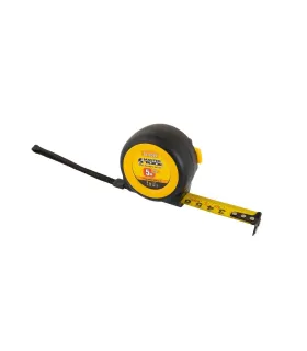 Miara zwijana MASTERTOOL Magnetic 5 m*19 mm, automatyczna blokada i zwijanie 61-0519